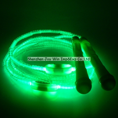 Promotional LED Flashing Skipping Rope for Lose Weight-Green