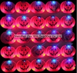 Promotional Flashing Led Lapel Pin for Halloween Gift