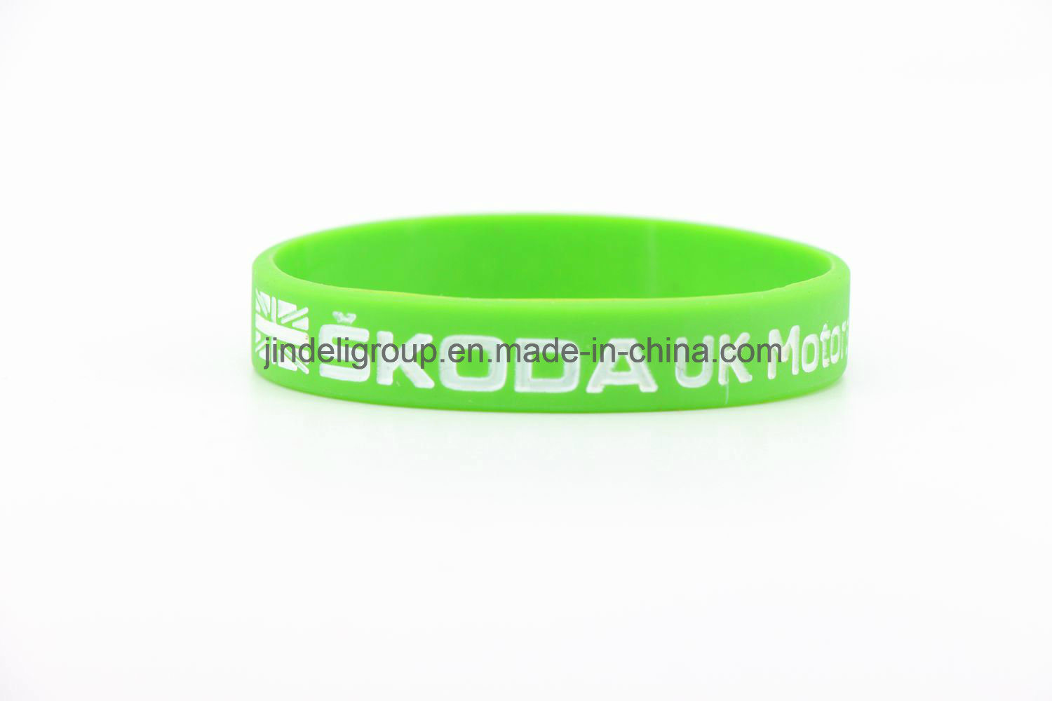 Wholesale Custom Debossed Filled Color Silicone Wristband for Promotional Gift