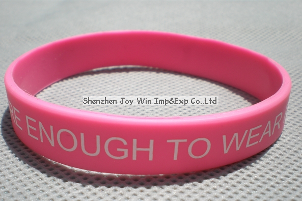 Imprinted Silicone Wristband for Family Parties