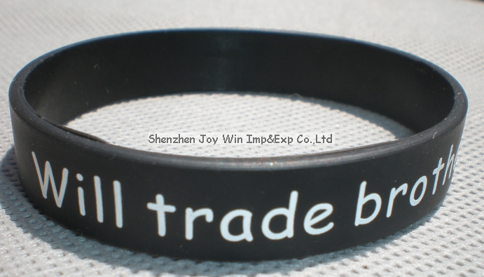 Promotional Imprinted Silicone Wristbands,Silicone Bracelet