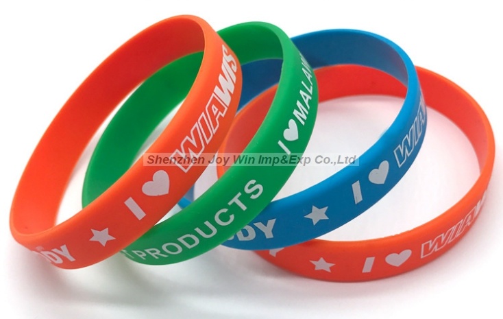Promotional Imprinted Silicone Bracelets for Wholesale