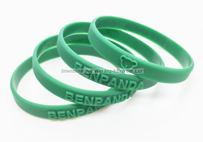 Embossed Silicone Wristband for Promotion