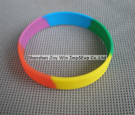 Segment Silicone Bracelet for Promotions
