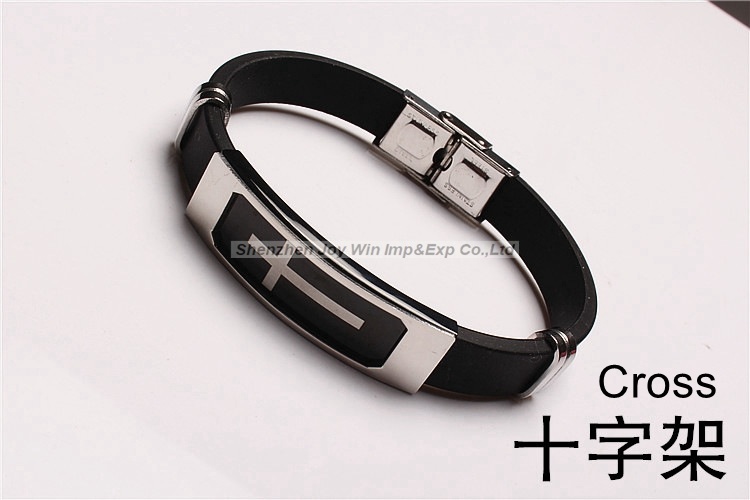 Eurppean Style Metal Silicone Lover Bracelets