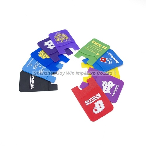 Promotional Silicone Mobile Card Case for Business Advertising