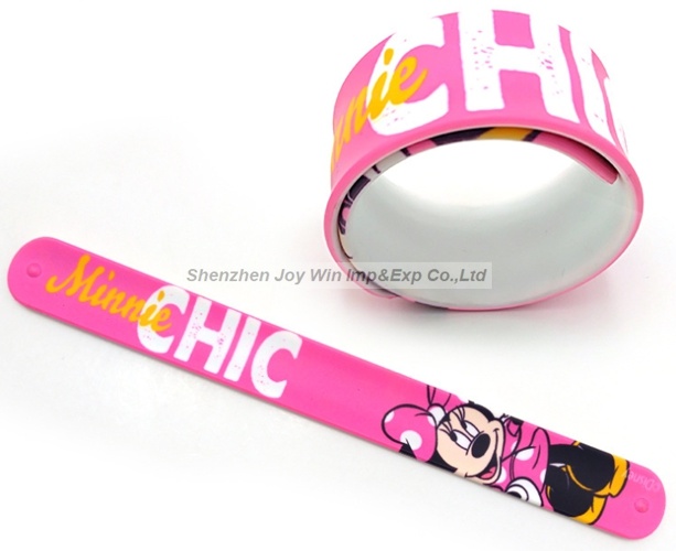 Promotional Silicone Slap Bracelets for Wholesale