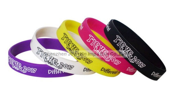 Imprinted Silicone Bracelets for Advertising Promotion