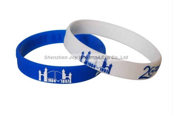 Promotional Custom Logo Silicone Bracelets, Rubber Wristbands