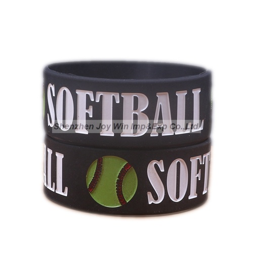 Silicone Wristbands Wide Bracelets for Sports Gift