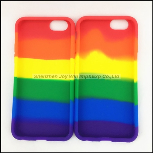Promotional Segment Rainbow Mobile Phone Case for iPhone