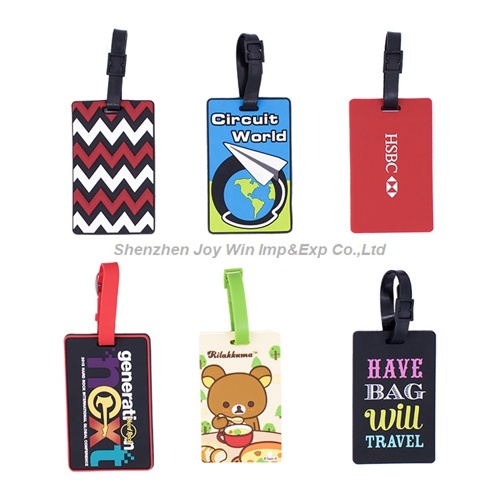 Promotional Soft 3D Luggage Tag for Your Amazing Trip