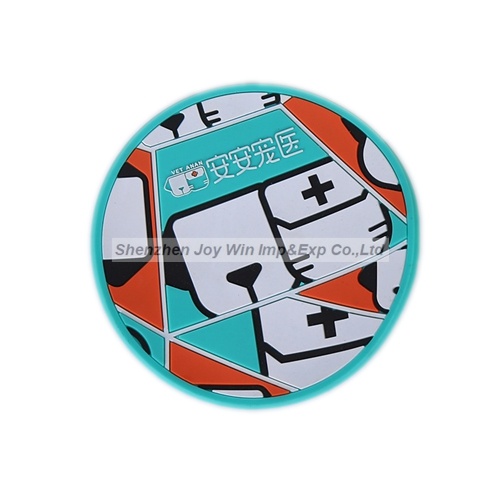 Wholesale Customized Logo PVC Coaster for Table Deco