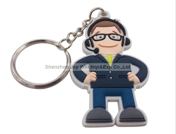 Customzied Logo 2D 3D PVC Key Chain for Promotional Gift