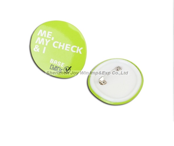 Promotional Oval Shape Tin Lapel Pin for Gift