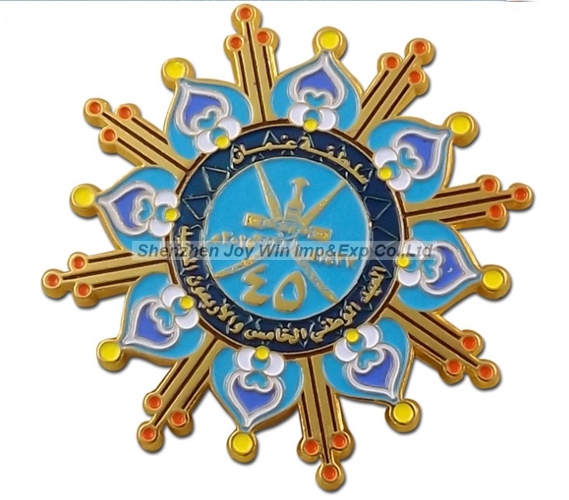 Metal Souvenir Badge Customized Baking Painting Lapel Pin