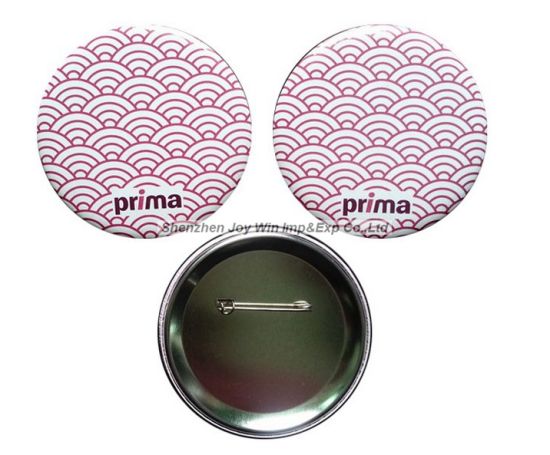 Promotional Round Tin Badge Button Fashionable Lapel Pin