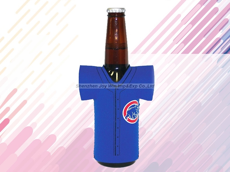 Neoprene Tshirt Jersey Beer Bottle Cover for Sports Game