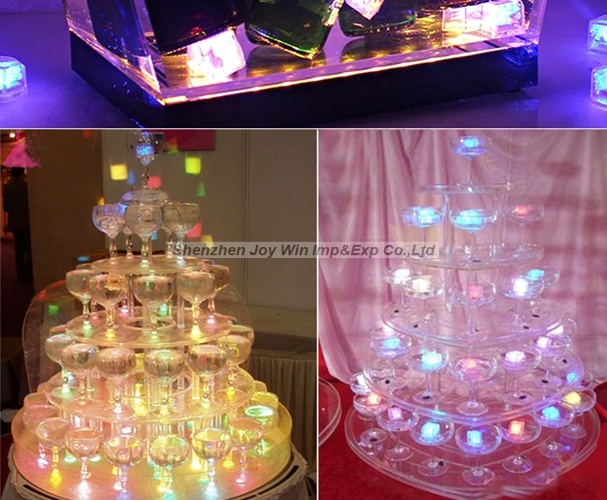 Glowing LED Ice Cube for Wedding Decoration Party Supplies
