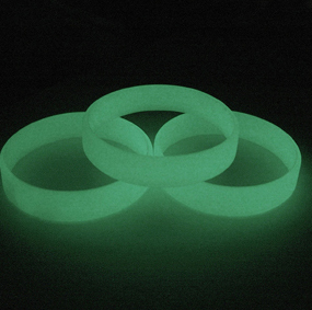 Glowing Silicone Wristband for Holiday