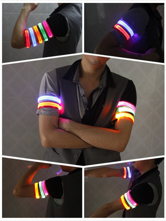 Promotional LED Flash Armband, Sporting LED Wrist Light Band