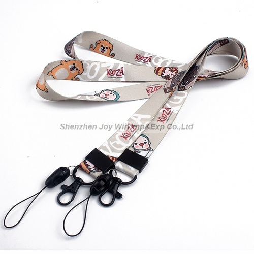 Polyester Heat Transfer Lanyard with Buckle