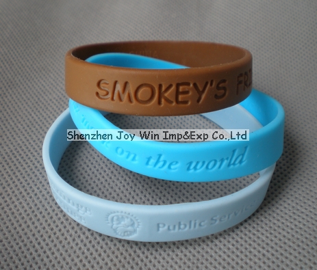 Debossed Silicone Wristband for Birthday Party